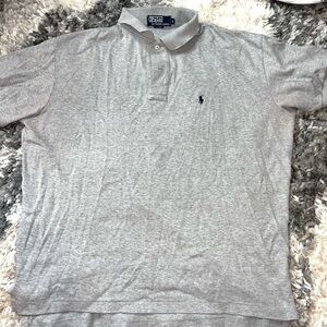 Ralph Lauren Polo Shirt Men's Classic Fit Light Gray